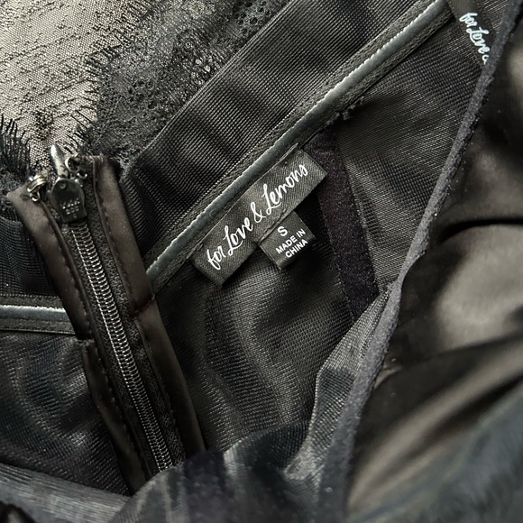 REVOLVE Bustier Gown in Black by for love and lemons size SMALL - Picture 2 of 3